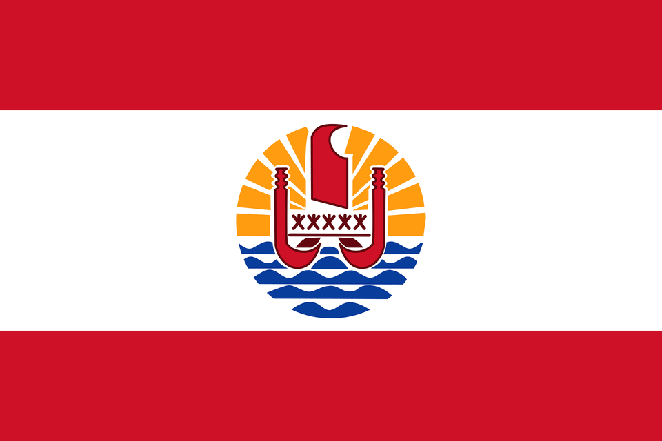 Flag Of French Polynesia Clipart, Logo Free Png Download