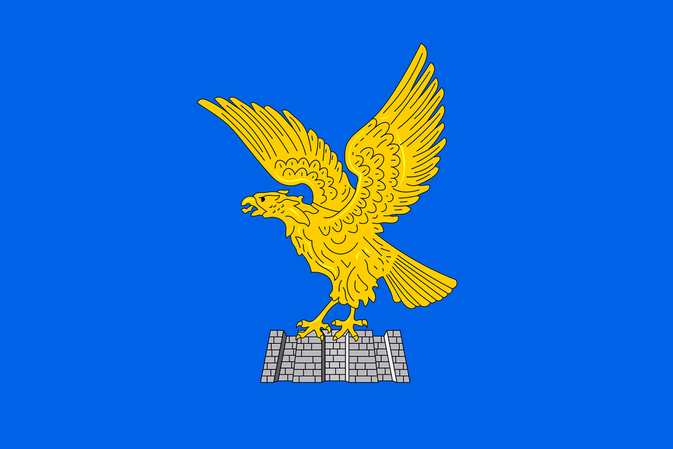 Flag Of Friuli Venezia Giulia Clipart, Animal, Bird, Eagle, Hawk Png Image