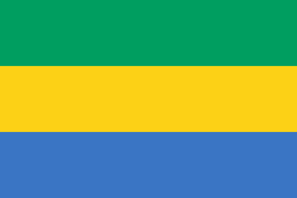 Flag Of Gabon 3 2 Clipart Free Transparent Png