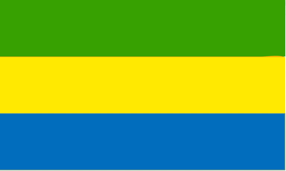 Flag Of Gabon Clipart Free Transparent Png