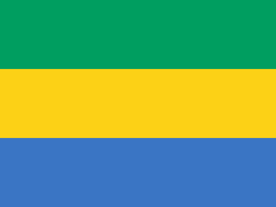 Flag Of Gabon Clipart Free Transparent Png