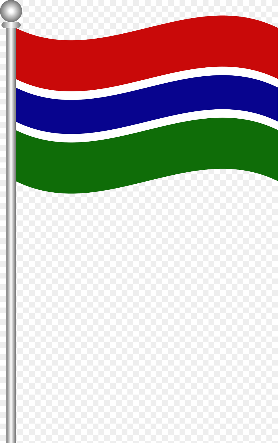 Flag Of Gambia Clipart Png