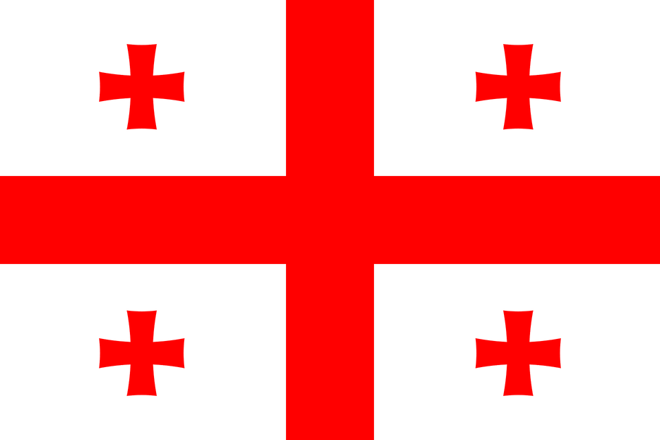 Flag Of Georgia Clipart, Symbol, First Aid, Cross Free Transparent Png