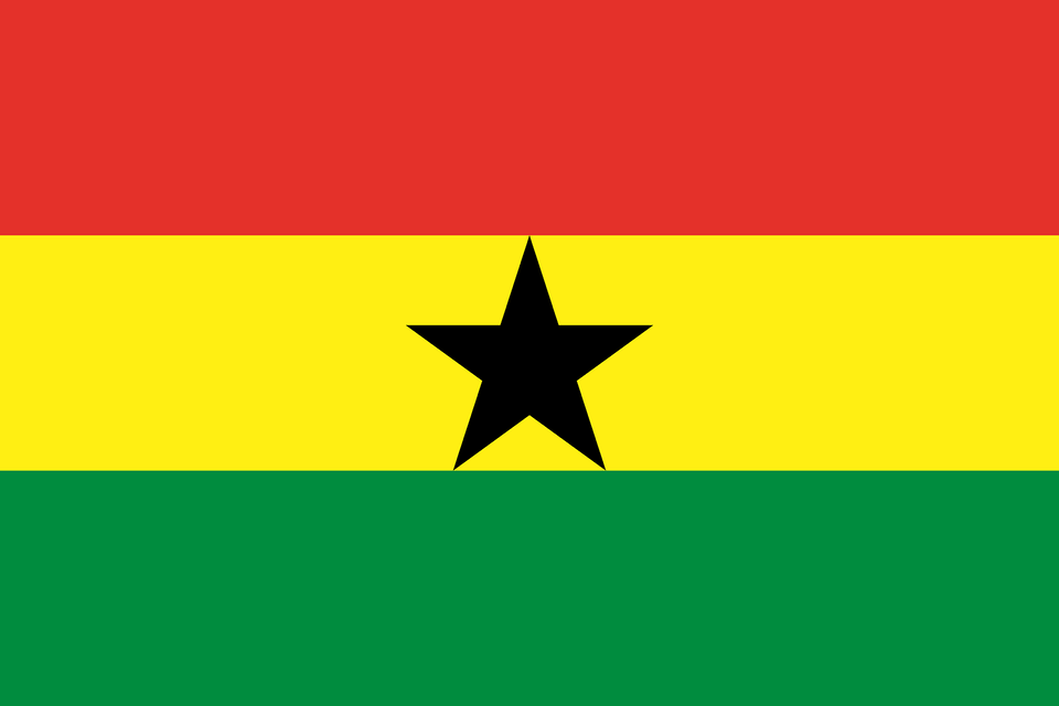 Flag Of Ghana 2018 Winter Olympics Clipart, Star Symbol, Symbol Free Png Download