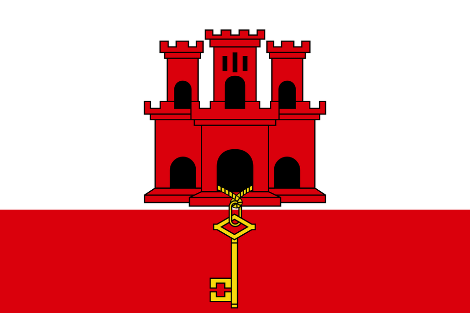 Flag Of Gibraltar 3 2 Clipart, Altar, Architecture, Building, Church Png Image