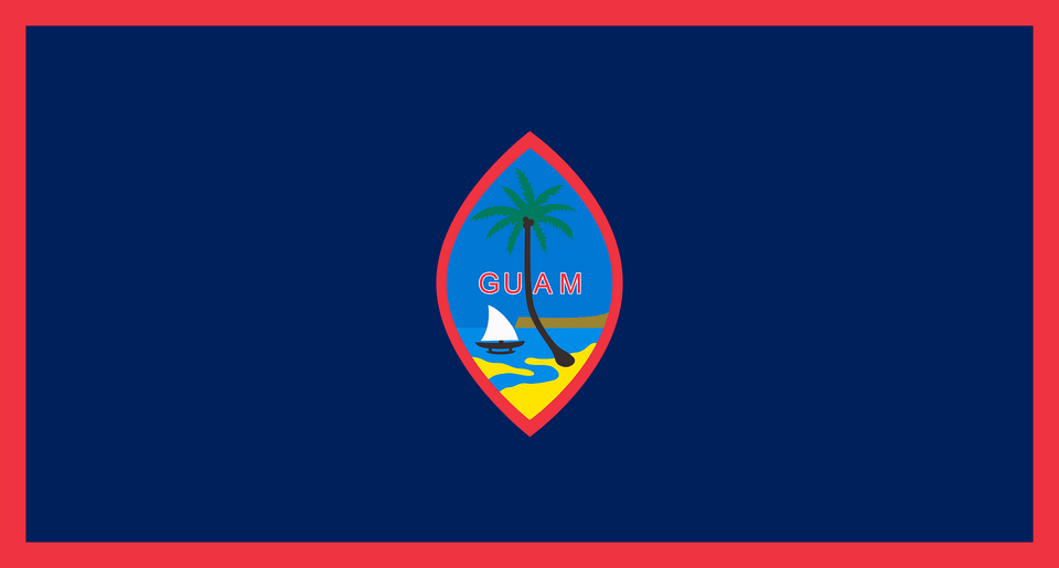 Flag Of Guam 2008 Summer Olympics Clipart, Nature, Outdoors, Sea, Sea Waves Png