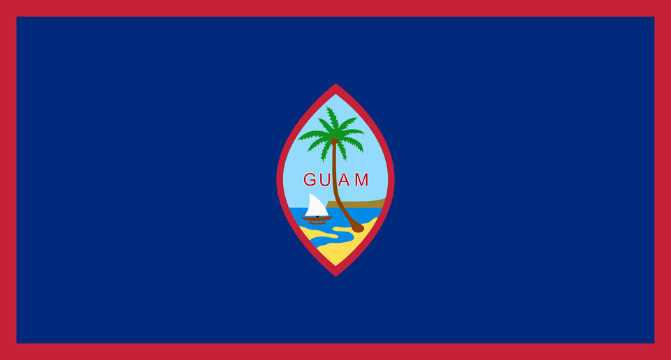Flag Of Guam Clipart, Nature, Outdoors, Sea, Water Free Png