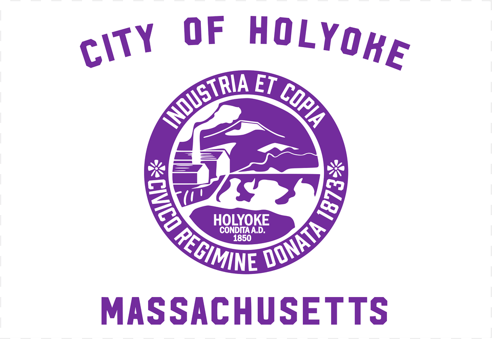 Flag Of Holyoke Massachusetts Clipart, Logo Png Image