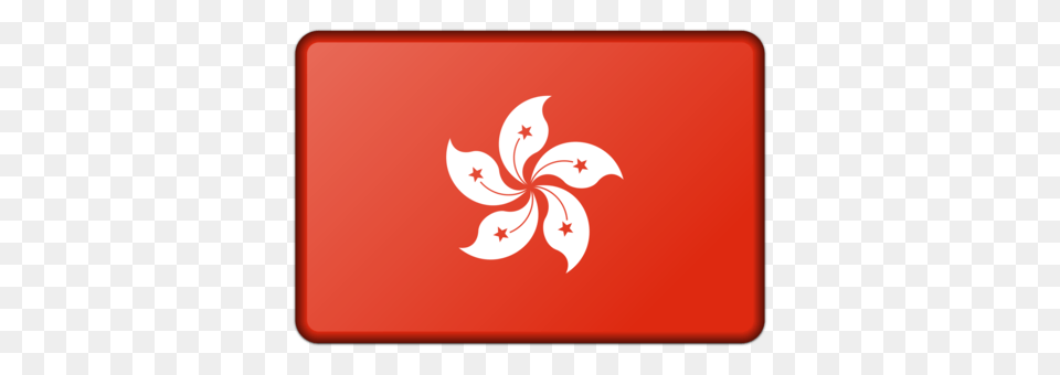Flag Of Hong Kong National Flag Flag Of China, Flower, Plant, Hibiscus Free Transparent Png