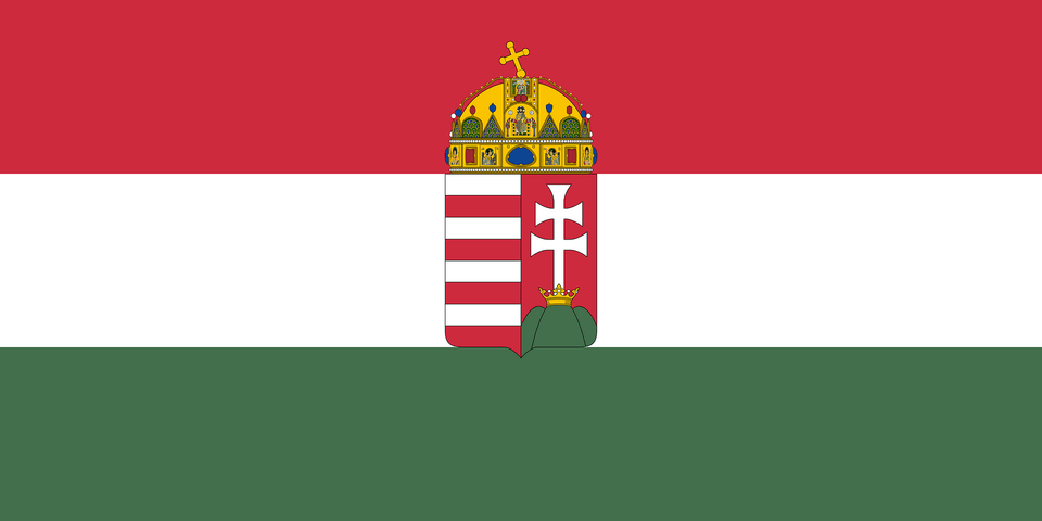 Flag Of Hungary 1874 1896 Clipart Free Png Download