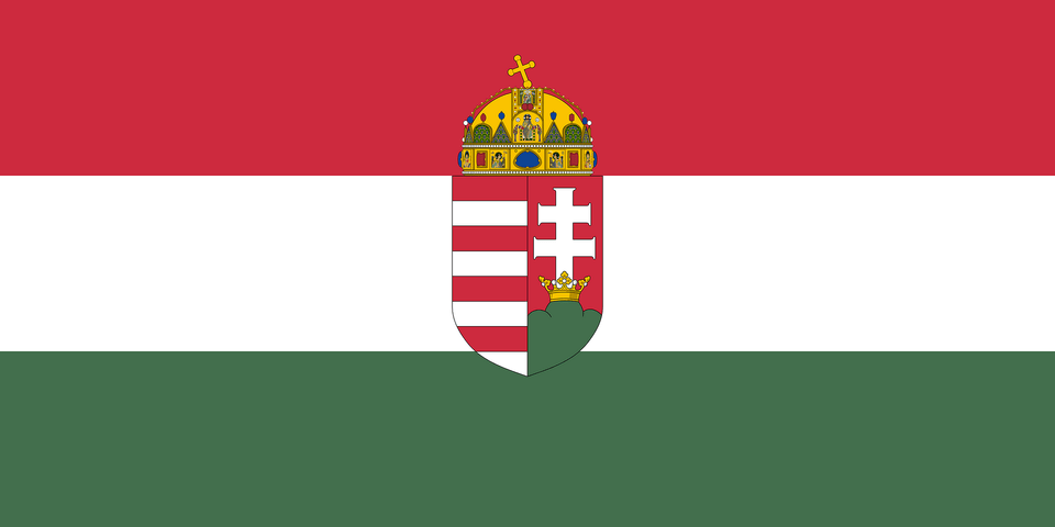 Flag Of Hungary 1915 1918 1919 1946 Clipart, Armor, Shield Png Image