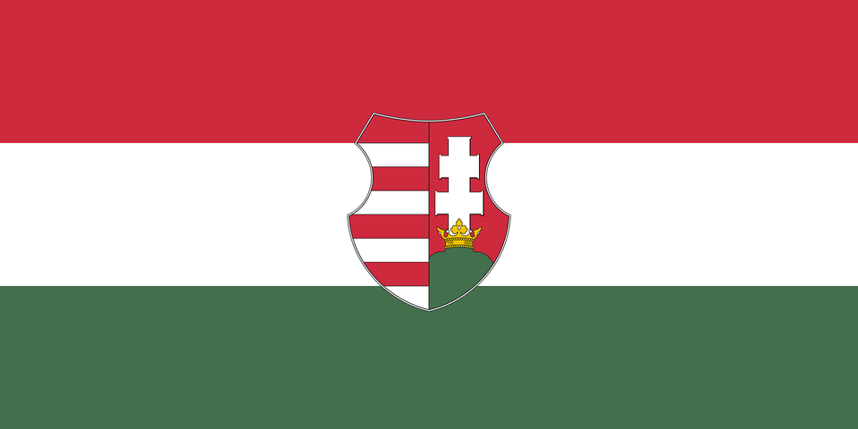 Flag Of Hungary 1946 1949 1956 1957 1 2 Aspect Ratio Clipart, Armor, Shield Free Png Download