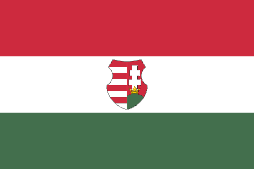 Flag Of Hungary 1946 1949 1956 1957 Variant Clipart, Logo, Armor, First Aid Png Image
