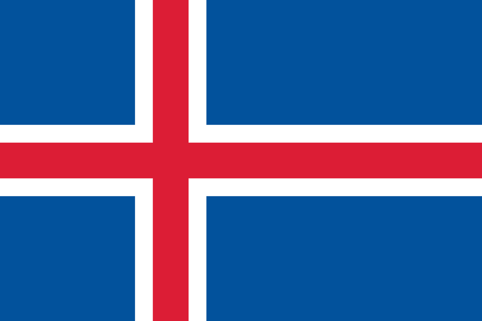 Flag Of Iceland Clipart Png Image