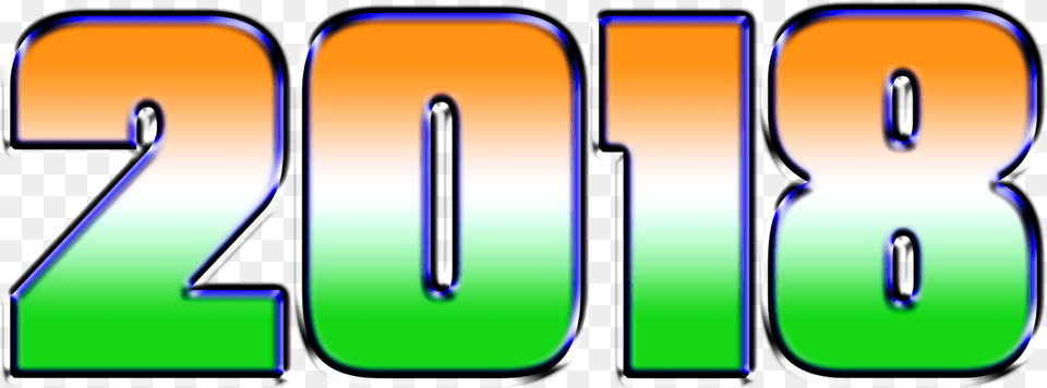 Flag Of India Indian New Year39s Days Desktop Wallpaper Happy New Year 2018 Indian, Number, Symbol, Text Free Transparent Png