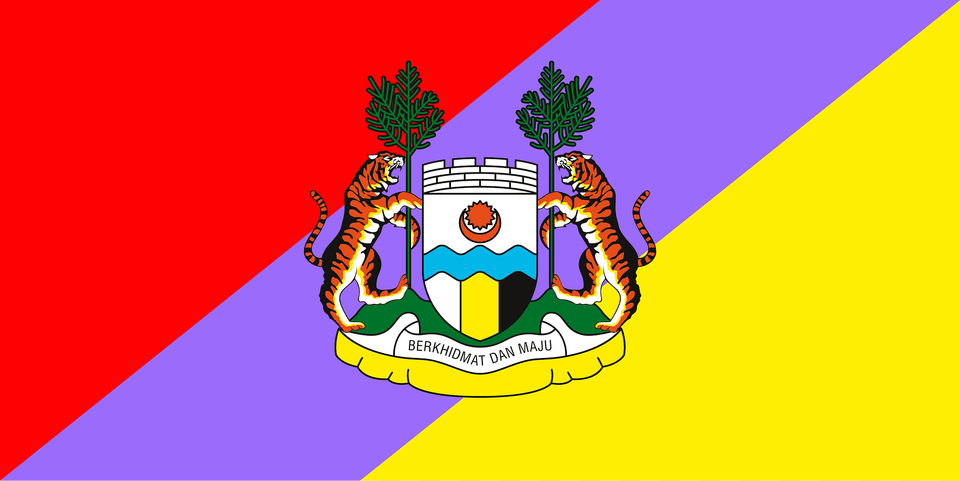 Flag Of Ipoh Perak Clipart, Emblem, Symbol, Animal, Mammal Free Transparent Png