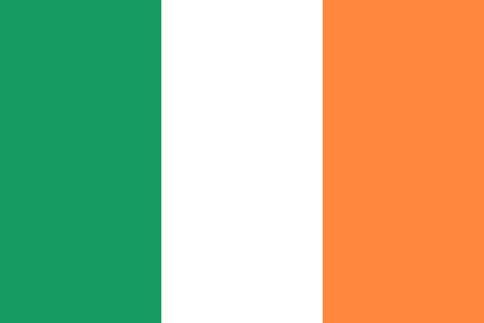 Flag Of Ireland Clipart Free Png