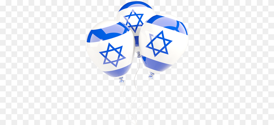Flag Of Israel Balloon, Ball, Rugby, Rugby Ball, Sport Free Png