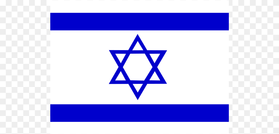 Flag Of Israel Logo Transparent Bendera Israel, Star Symbol, Symbol Free Png