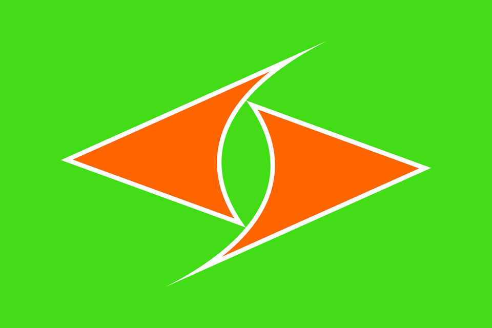 Flag Of Itadori Gifu Clipart, Logo, Triangle Png