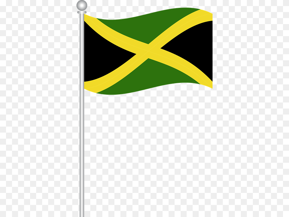 Flag Of Jamaica Flag Jamaica World Jamaican Flag No Background Free Png Download