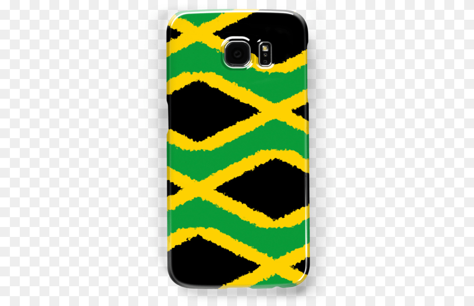 Flag Of Jamaica Mobile Phone Case, Electronics, Mobile Phone, Face, Head Png Image