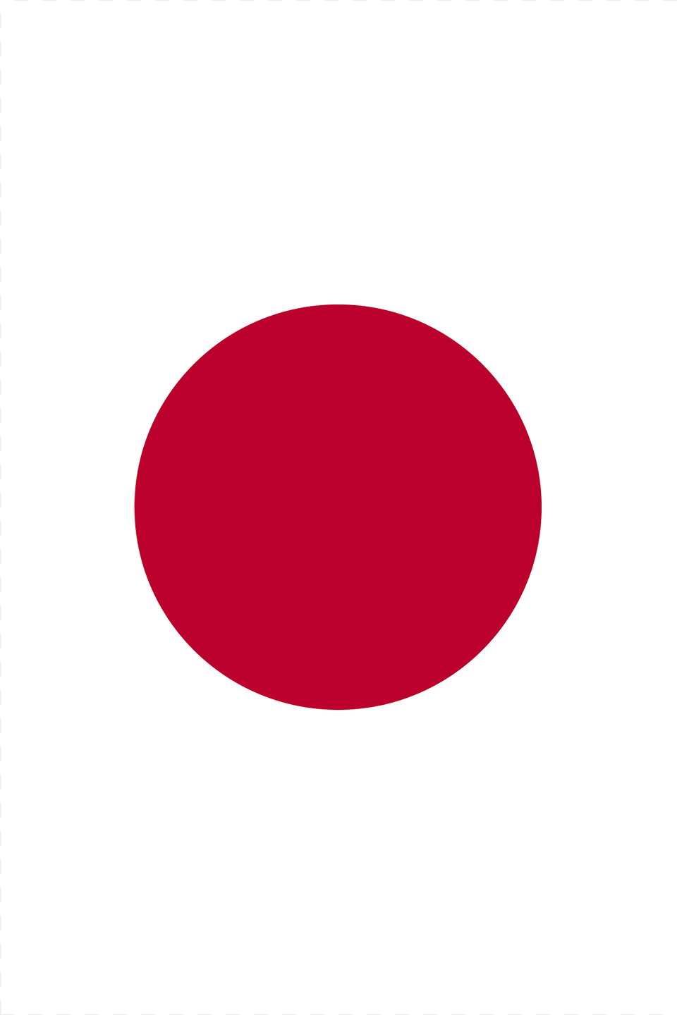 Flag Of Japan Vertical Clipart, Oval, Maroon Free Png