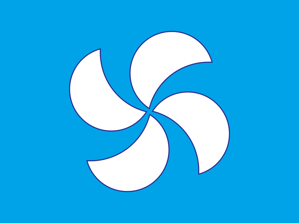 Flag Of Kaneyama Gifu Clipart, Logo, Symbol, Astronomy, Moon Png Image