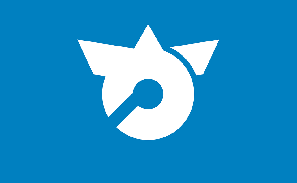 Flag Of Kasakake Gunma Clipart, Symbol, Animal, Fish, Sea Life Png Image