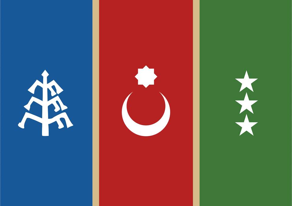 Flag Of Kashkays Azeris In South Ran Clipart Png Image