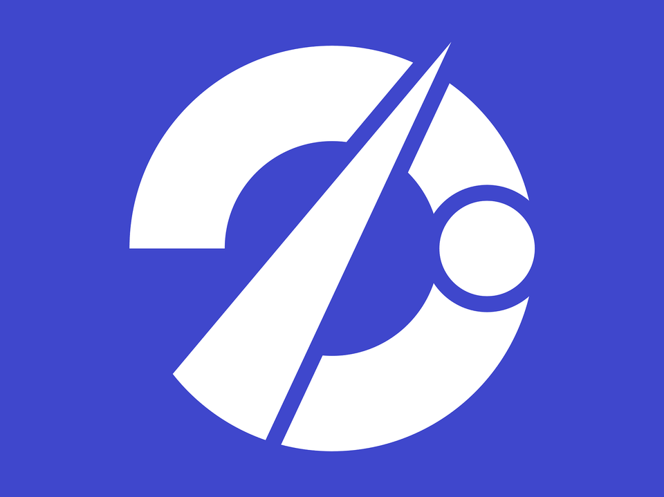 Flag Of Kazuno Akita Clipart, Logo, Symbol, Text Png Image