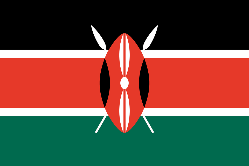Flag Of Kenya 2008 Summer Olympics Clipart, Logo, Animal, Fish, Sea Life Free Transparent Png