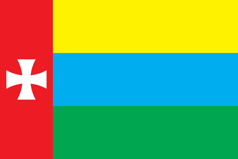 Flag Of Kremenets Raion In Ternopil Oblast Clipart Free Png
