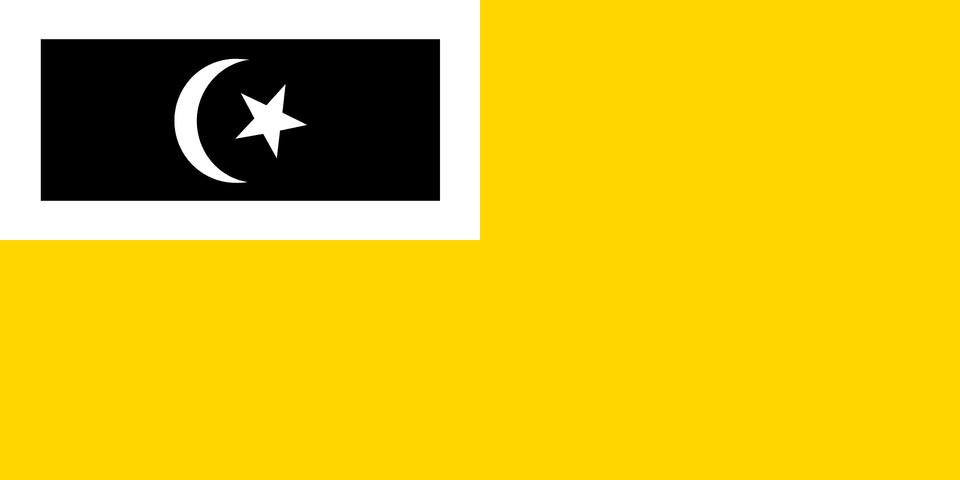 Flag Of Kuala Terengganu Terengganu Clipart, Symbol, Star Symbol, Logo Png Image