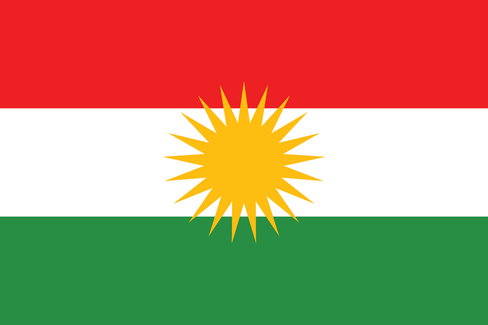 Flag Of Kurdistan Clipart Png