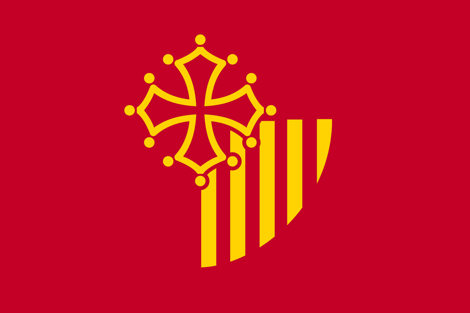 Flag Of Languedoc Roussillon Clipart Free Png Download