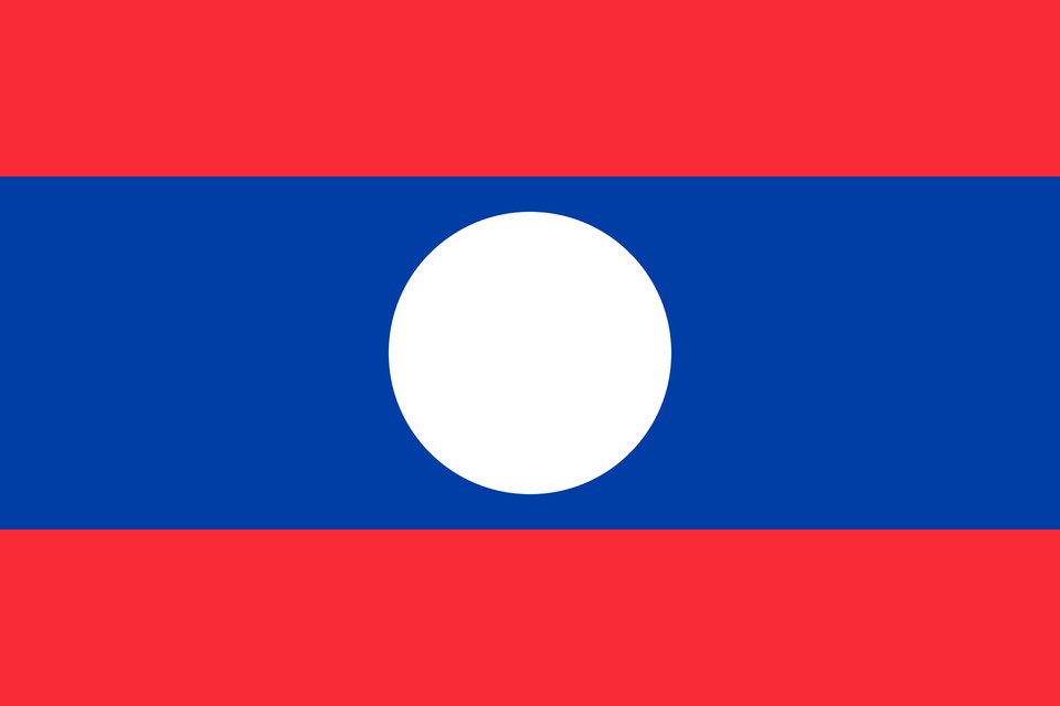 Flag Of Laos 2008 Summer Olympics Clipart Free Transparent Png