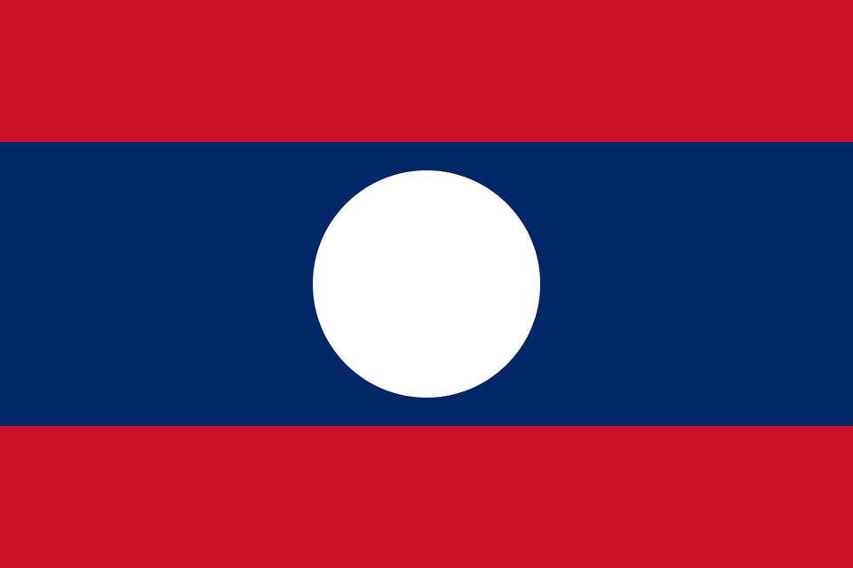 Flag Of Laos Clipart, Astronomy, Moon, Nature, Night Png Image