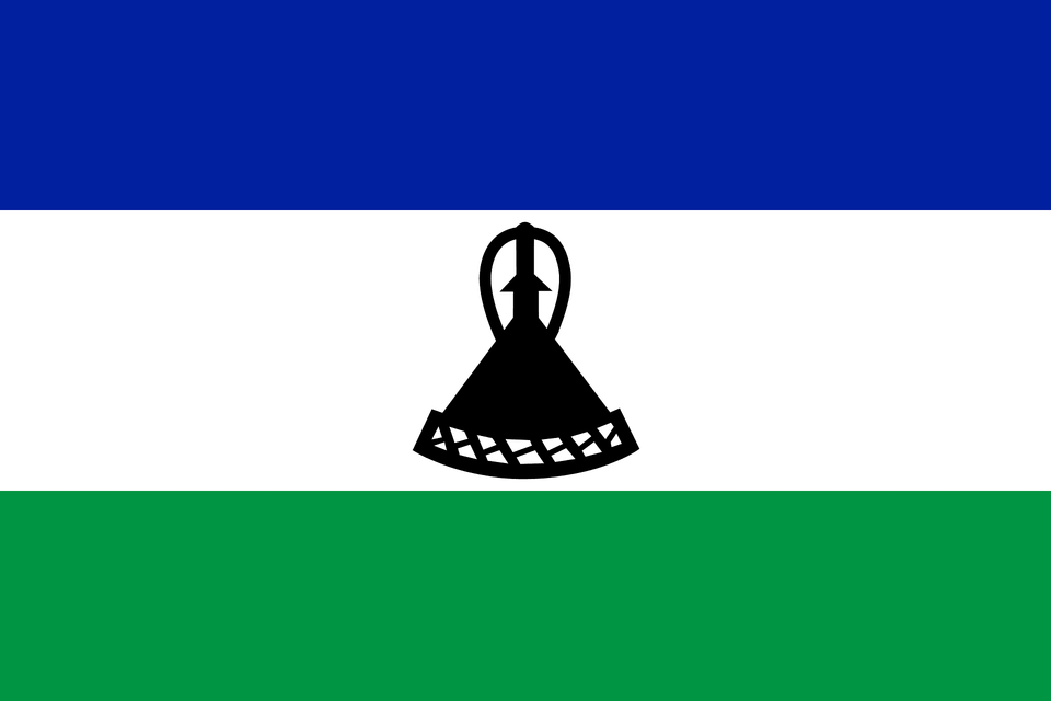 Flag Of Lesotho Clipart, Clothing, Hat, Accessories, Stencil Png