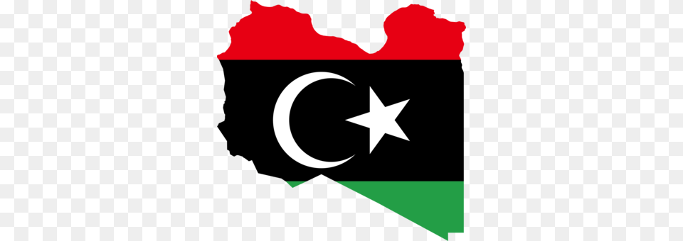 Flag Of Libya National Flag Cyrenaica, Star Symbol, Symbol, Person Png
