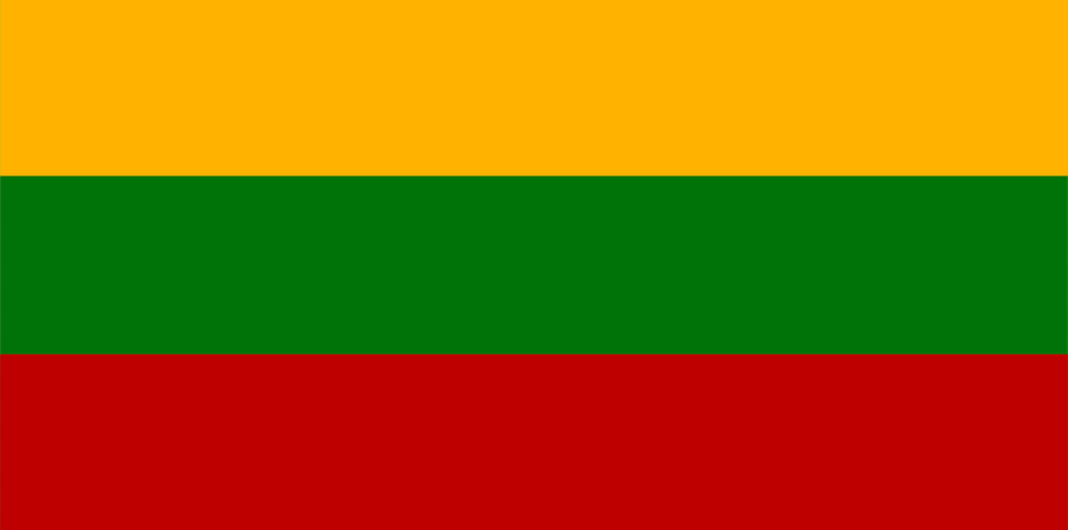 Flag Of Lithuania Clipart, Maroon Png Image