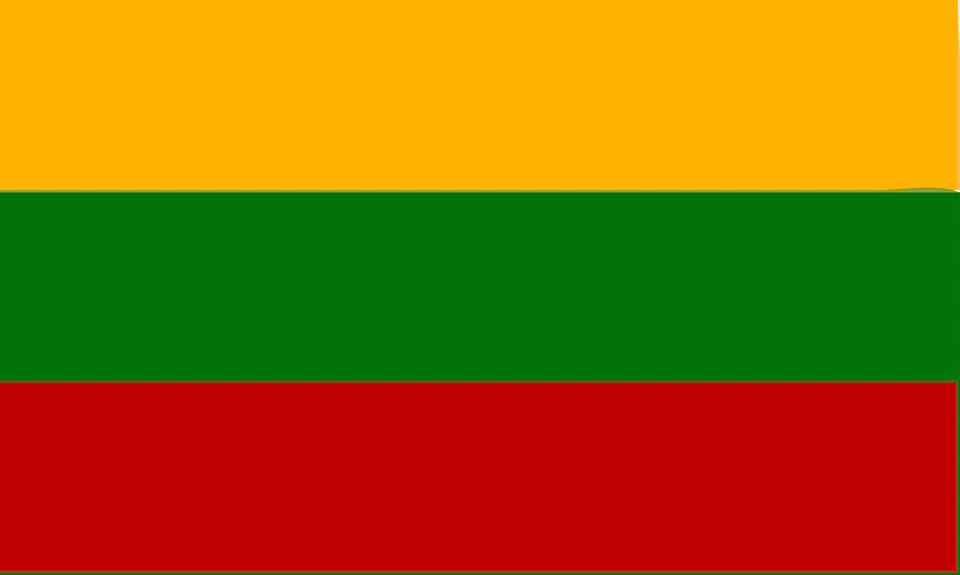 Flag Of Lithuania Clipart Png