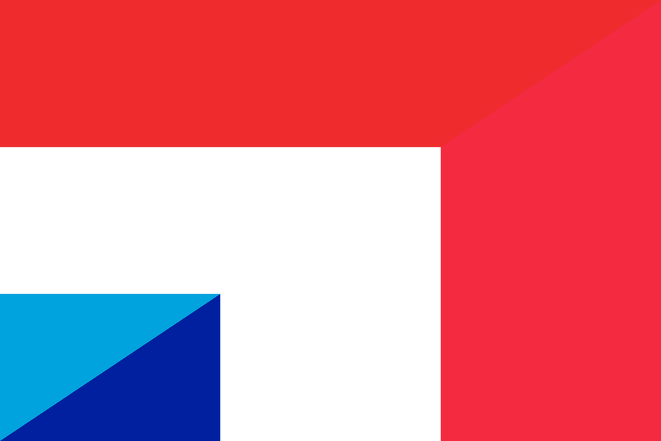 Flag Of Luxembourg And France Clipart, Triangle Png Image
