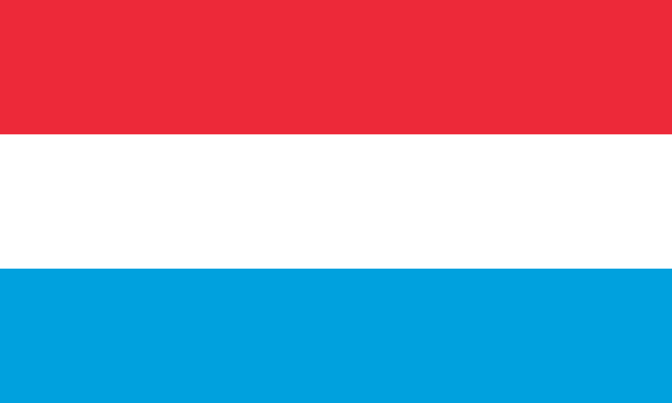 Flag Of Luxembourg Clipart Free Png