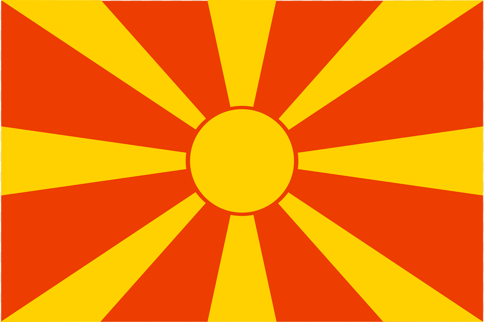 Flag Of Macedonia Clipart, Nature, Outdoors, Sky, Sun Free Png