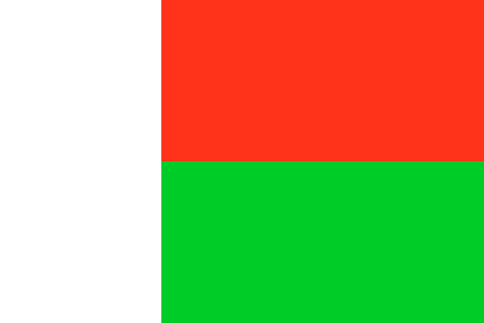 Flag Of Madagascar Clipart Free Png Download