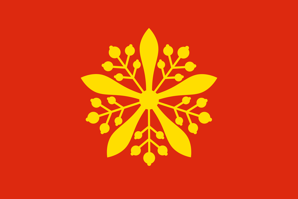 Flag Of Manchuria Clipart, Flower, Plant, Chandelier, Lamp Free Transparent Png
