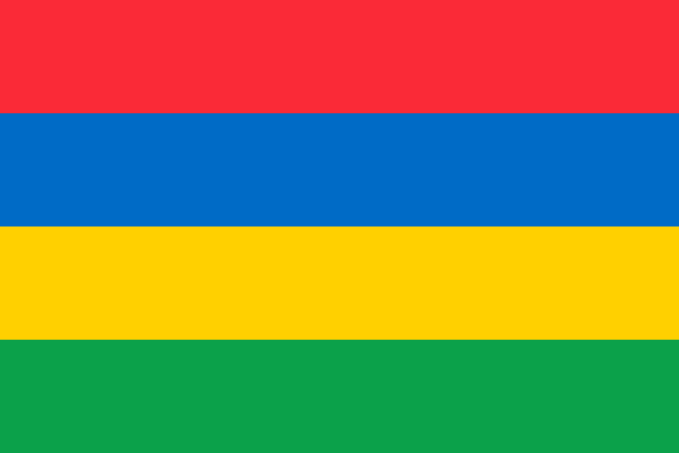 Flag Of Mauritius 2008 Summer Olympics Clipart Free Png