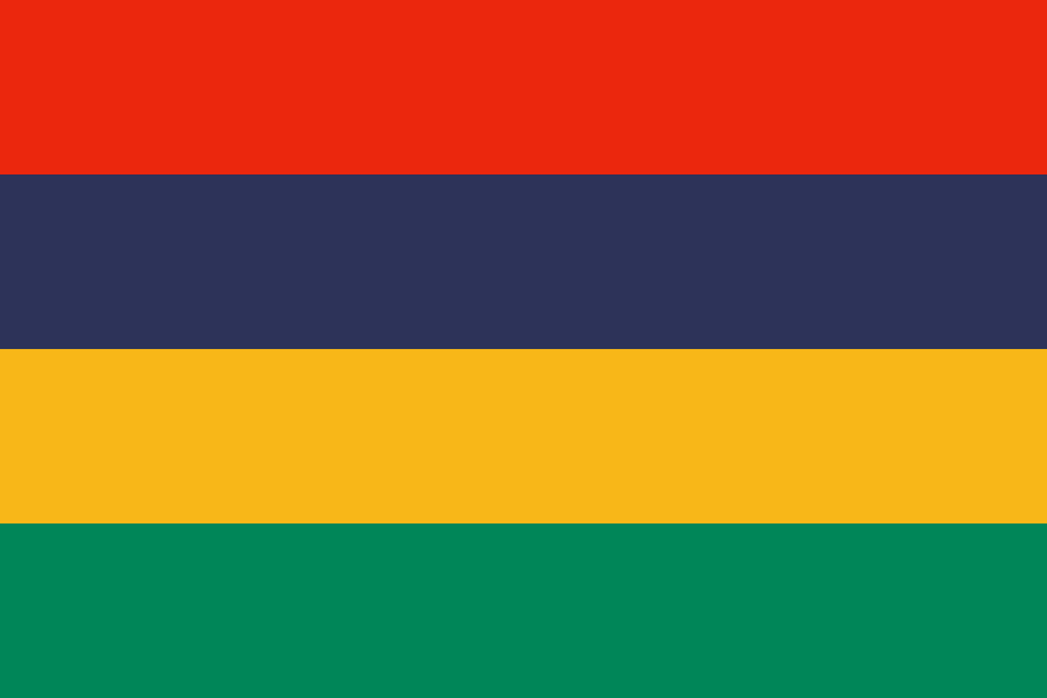 Flag Of Mauritius Clipart Png Image