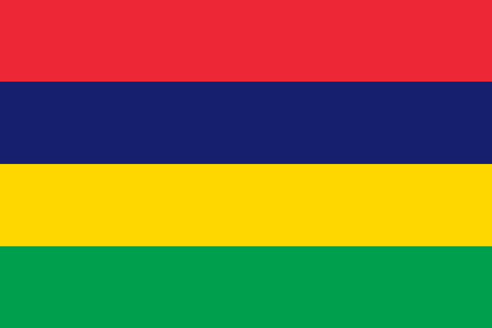 Flag Of Mauritius Clipart Png